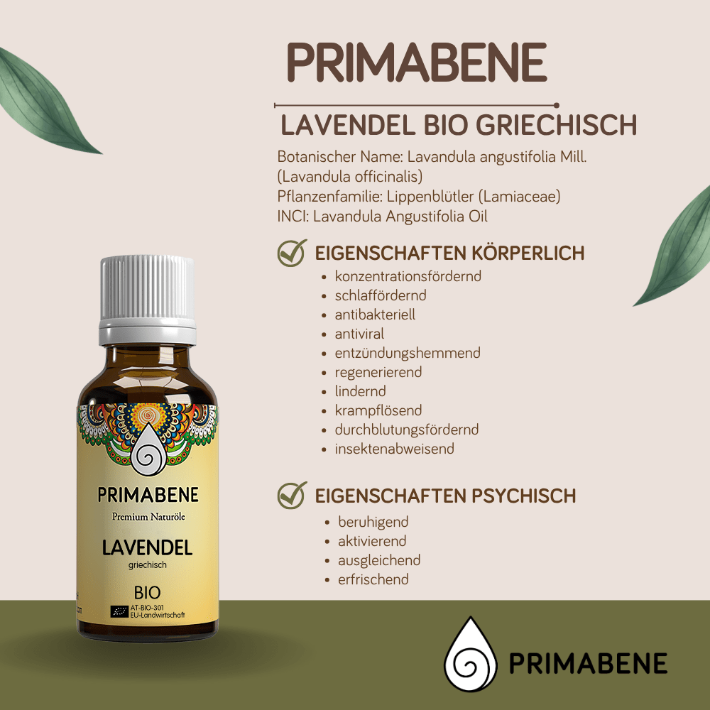 Bild von Lavendel Bio griechisch, 100% rein ätherisches Öl